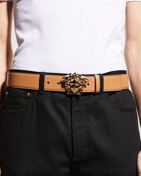 amazon versace belt|versace medusa buckle leather belt.